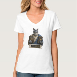 Rysk blå homer katt t shirt