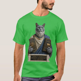 Rysk blå homer katt t shirt