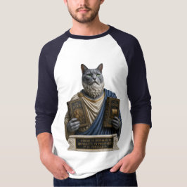 Rysk blå homer katt t shirt