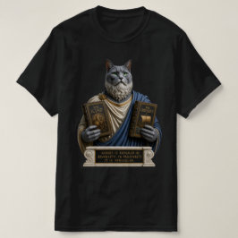 Rysk blå homer katt t shirt