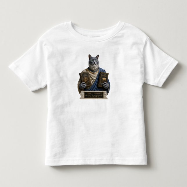 Rysk blå homer katt t shirt (Framsida)