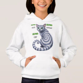 Rysk Blå Hypno Katt T Shirt