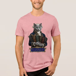 Rysk Blå Immanuel Kant Katt T Shirt