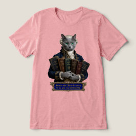 Rysk Blå Immanuel Kant Katt T Shirt