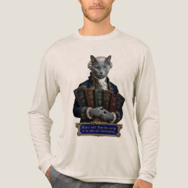 Rysk Blå Immanuel Kant Katt T Shirt