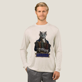 Rysk Blå Immanuel Kant Katt T Shirt