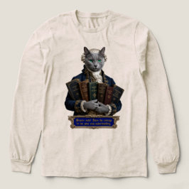 Rysk Blå Immanuel Kant Katt T Shirt