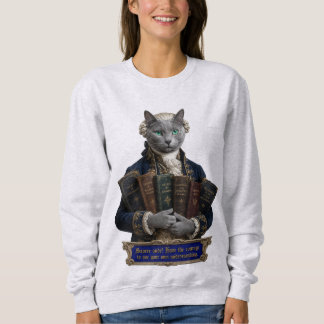 Rysk Blå Immanuel Kant Katt T Shirt