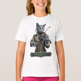 Rysk Blå Katt Av Den Tidlösa Serenissima T Shirt