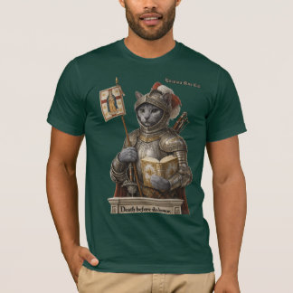 Rysk Blå Konquistador Katt – Ära & Arvskapital T Shirt