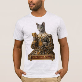 Rysk Blå Lucrezia de Médici Katt T Shirt