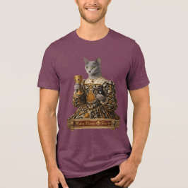 Rysk Blå Lucrezia de Médici Katt T Shirt
