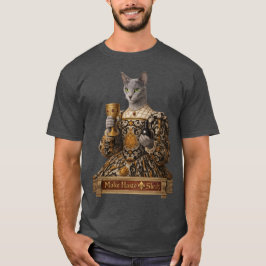 Rysk Blå Lucrezia de Médici Katt T Shirt