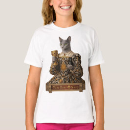 Rysk Blå Lucrezia de Médici Katt T Shirt