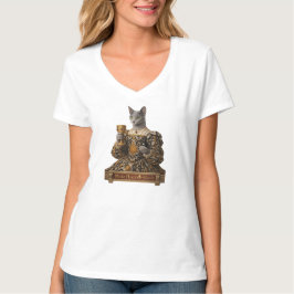 Rysk Blå Lucrezia de Médici Katt T Shirt