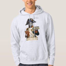 Rysk Blå Napoleon Bonaparte Katt Hoodie