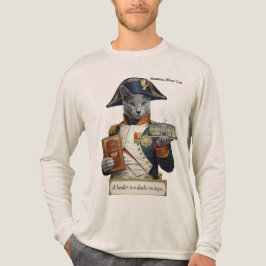 Rysk Blå Napoleon Bonaparte Katt T Shirt