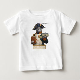 Rysk Blå Napoleon Bonaparte Katt T Shirt