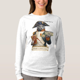 Rysk Blå Napoleon Bonaparte Katt T Shirt