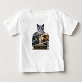 Rysk Blå Plato Katt T Shirt