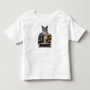 Rysk Blå Plato Katt T Shirt