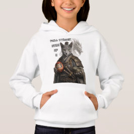 Rysk Blå Samurajkatt T Shirt
