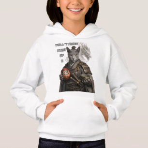 Rysk Blå Samurajkatt T Shirt