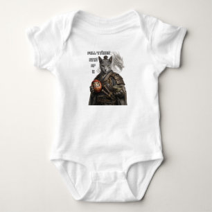 Rysk Blå Samurajkatt T Shirt