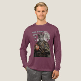 Rysk Blå Samurajkatt T Shirt