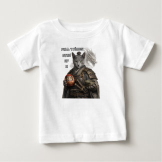 Rysk Blå Samurajkatt T Shirt