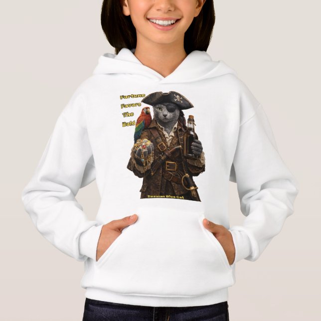 Rysk Blå Sjörovskatt – Lycka Gunstar De Modiga T Shirt (Framsida)