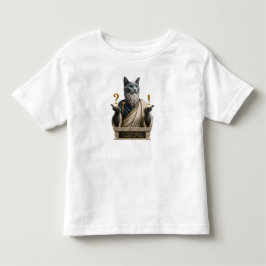 Rysk Blå Socrates Katt T Shirt