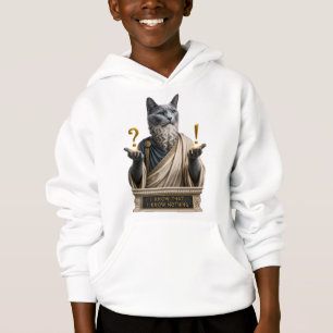 Rysk Blå Socrates Katt T Shirt