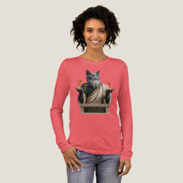 Rysk Blå Socrates Katt T Shirt
