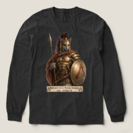 Rysk blå spartansk katt t shirt