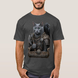 Rysk Blå Veteran Odin’s Cat T Shirt