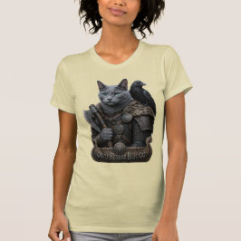 Rysk Blå Veteran Odin’s Cat T Shirt