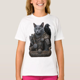 Rysk Blå Veteran Odin’s Cat T Shirt