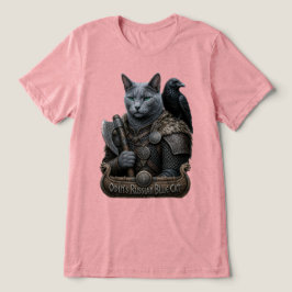 Rysk Blå Veteran Odin’s Cat T Shirt