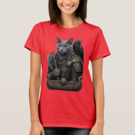 Rysk Blå Veteran Odin’s Cat T Shirt
