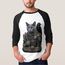 Rysk Blå Veteran Odin’s Cat T Shirt