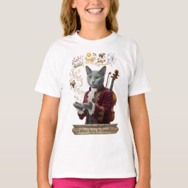 Rysk Blå Vivaldi Katt: Ett Levande Arv T Shirt