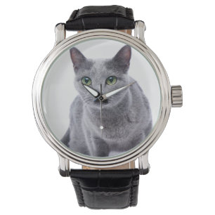 Rysk blåttkatt armbandsur