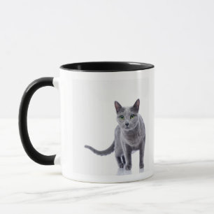 Rysk blåttkatt mugg