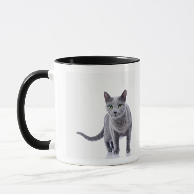Rysk blåttkatt mugg (Vänster)
