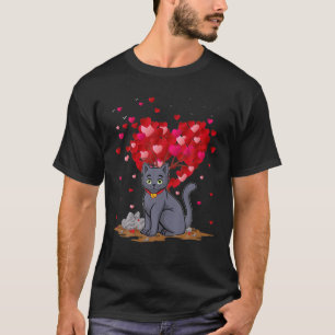 Rysk Blue Cat Animal Lover Russian Blue Cat Val T Shirt