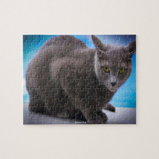 Rysk Blue Jigszawa Puzzle Pussel (Horisontell)