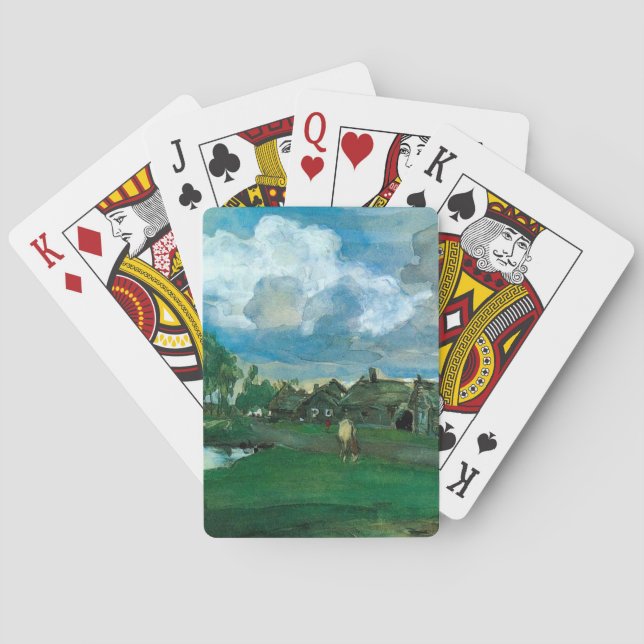 Rysk byage Valentin Serov Casinokort (Baksidan)