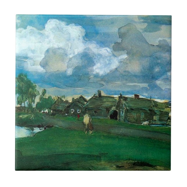 Rysk byage Valentin Serov Kakelplatta (Framsidan)