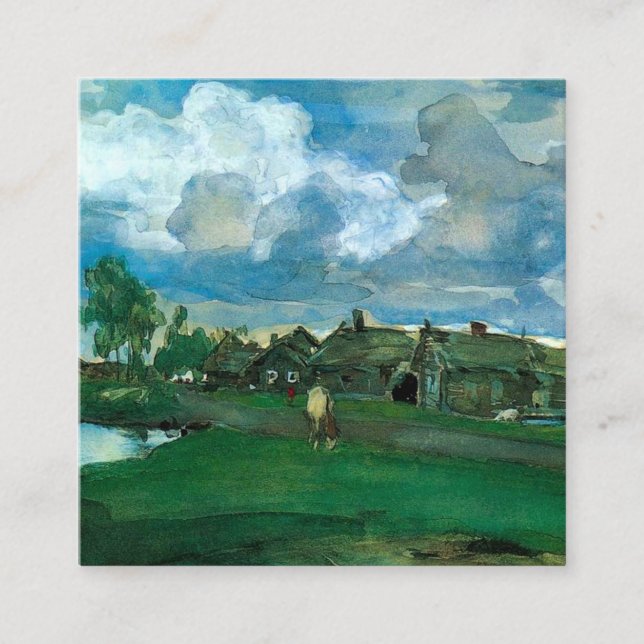 Rysk byage Valentin Serov Tilläggskort (Framsida)